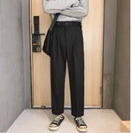 2020 Men's Leisure Western-style Male Trousers Suit Casual Pants Formal Fashion Blazers Business Design Cotton Suit Pants M-2XL