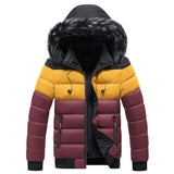 Winter Mens Bomber Jackets Casual Male Outwear Big Pocket Thick Warm Windbreaker Mens Outdooor Fur Hooed Coats Brand Clothing